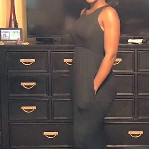 Bellamie Black Maxi Halter Dress NWOT